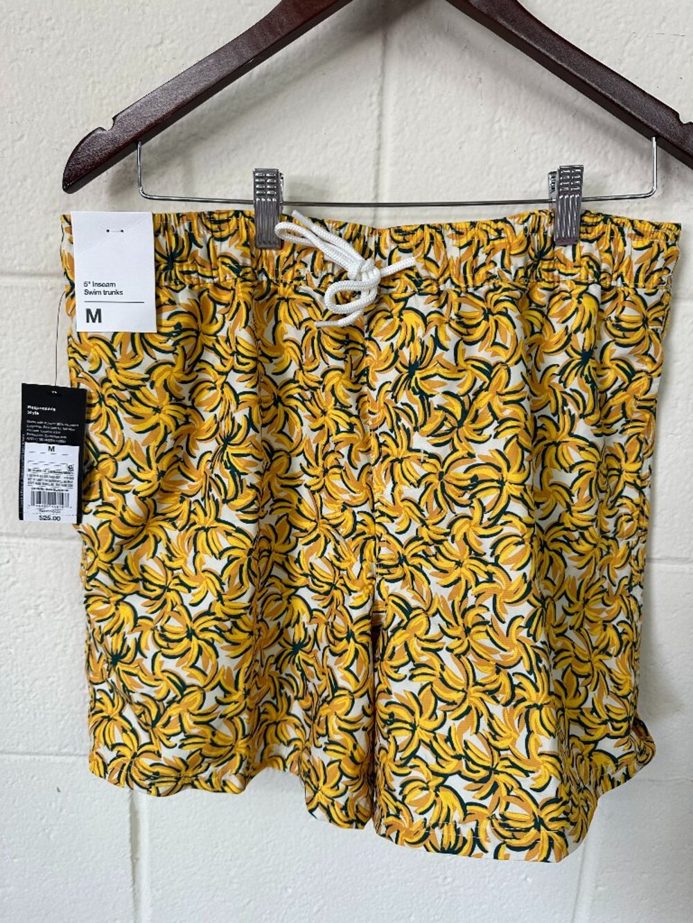 NWT Original Use Banana 5" Inseam Swim Trunks Multiple Sizes!